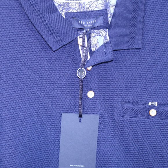 Ted Baker Men's Vardy Polo Shirt – Size 5 - Picture 4 of 5